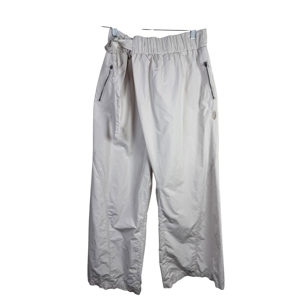 Free People Movement Wide Leg Wrap Tie Waist Pants Size Small